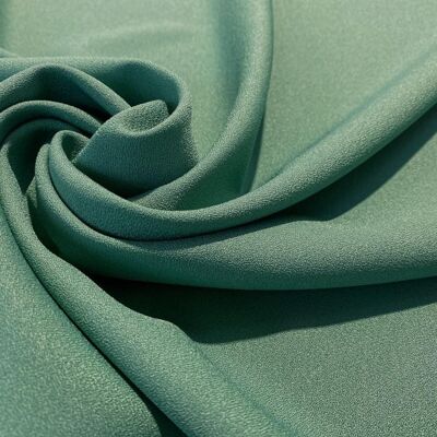 Mint green crepe fabric