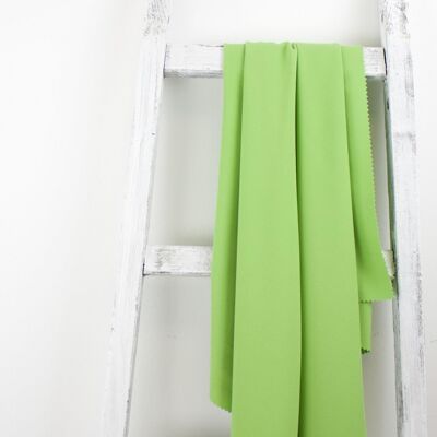 Lime crepe fabric