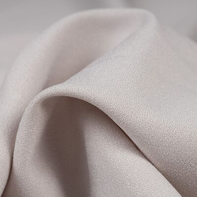 Silver crepe fabric