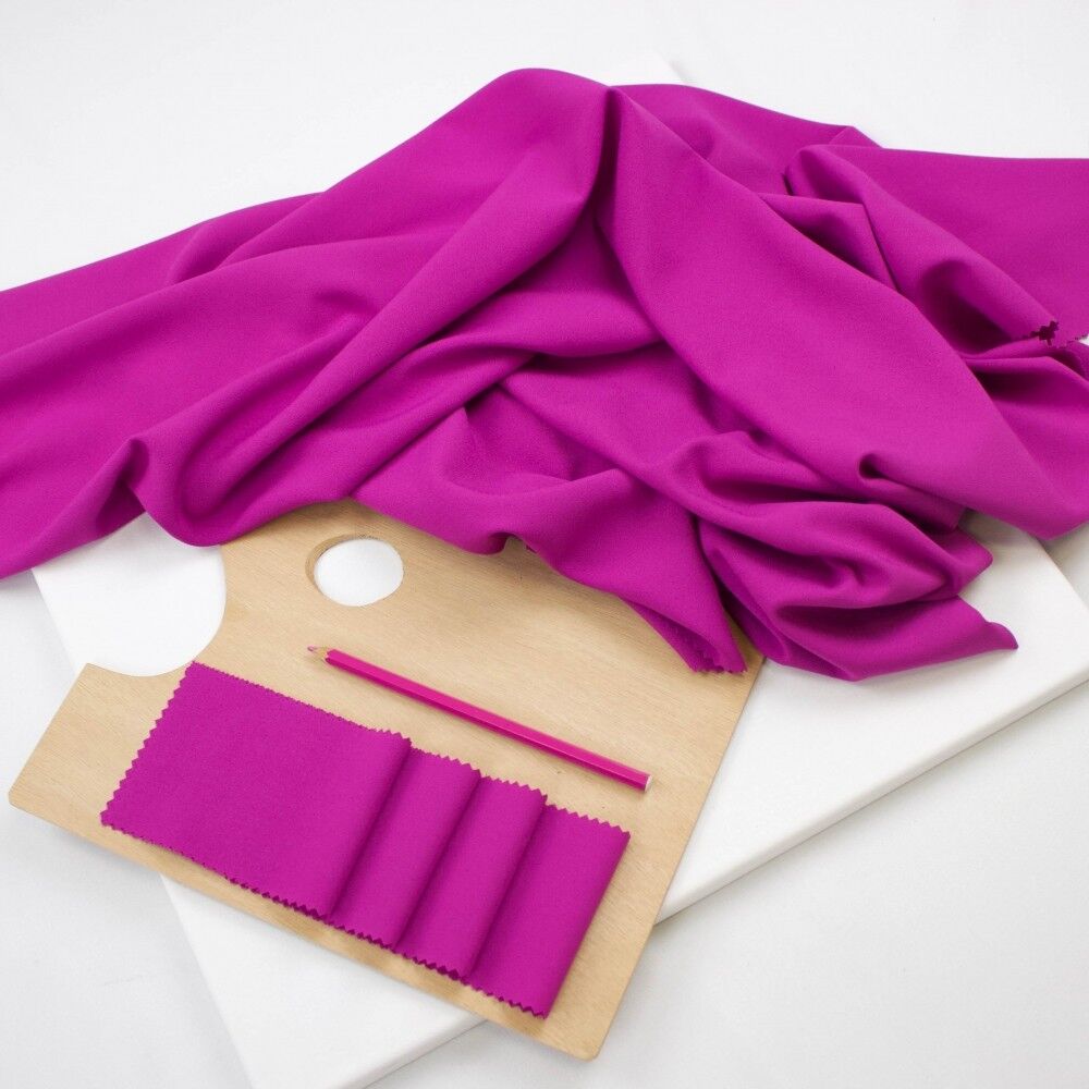 Bougainvillea crepe fabric