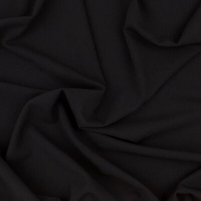 Black crepe Neoprene fabric