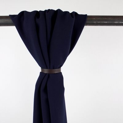 Navy crepe Neoprene fabric