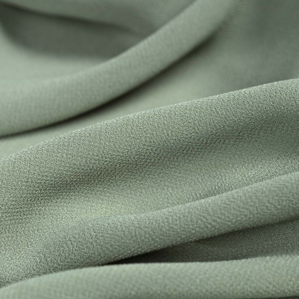 Tessuto chiffon crepe kaki