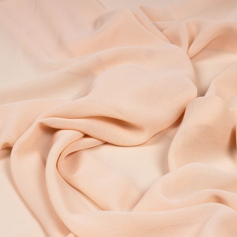 Chiffon crepe rosa pastello