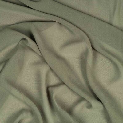 Chiffon fabric crepe military green