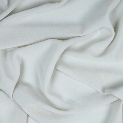 Tessuto crepe chiffon argento