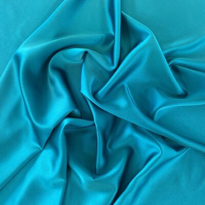 Tissu Satin Twist Vert canard