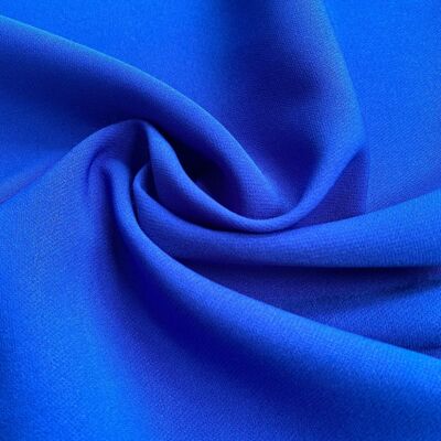 Blue bi-elastic fabric