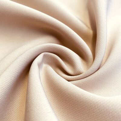 Beige bi-elastic fabric