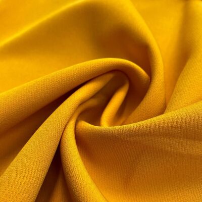 Yellow bi-elastic fabric