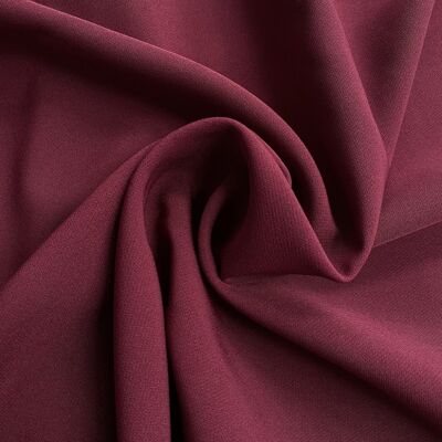Burgundy bi-elastic fabric