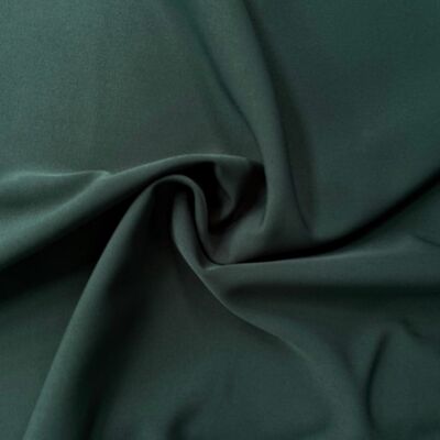 Bottle green bi-elastic fabric