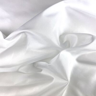 White taffeta fabric