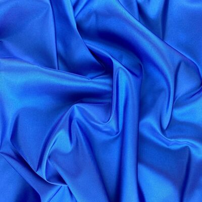 Blue taffeta fabric