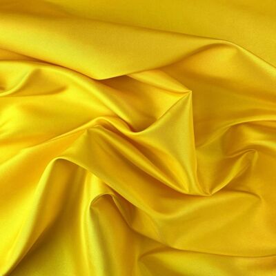 Yellow taffeta fabric