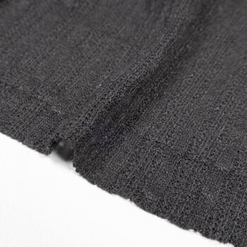 Tissu tricoté noir 1