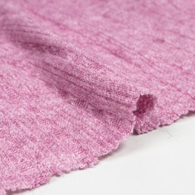 Tissu tricoté lilas