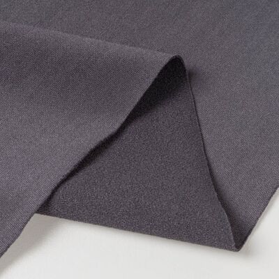 Neoprene crepe fabric charcoal gray