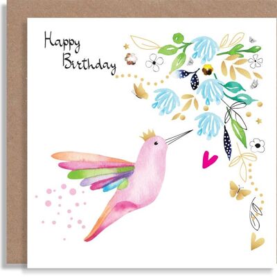 W14 Birthday Hummingbird
