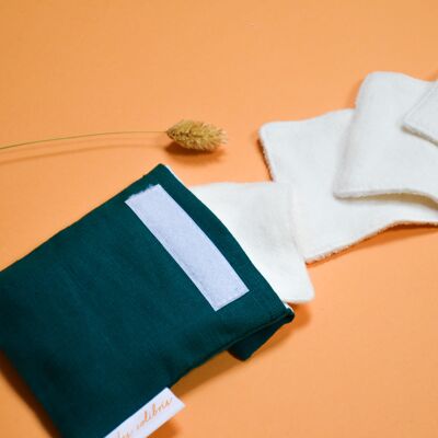 Washcloths and their nomadic pouch