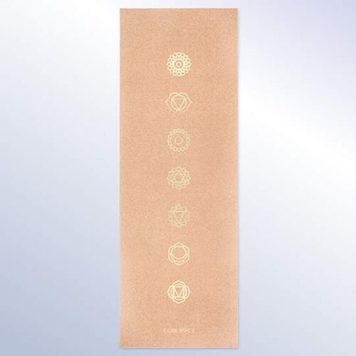 Golden Chakra Cork Yoga Mat