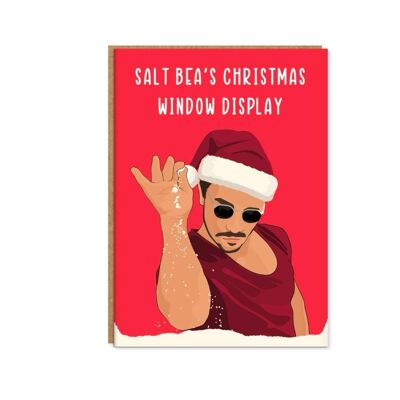 Carte de Noël Salt Bae