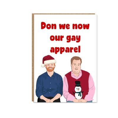 Tarjeta de Navidad Mitch & Cam