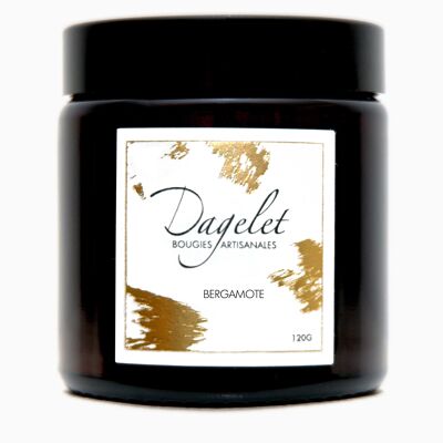 Candela profumata al Bergamotto - 120 Gr -