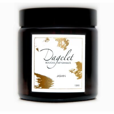 Candela profumata al Gelsomino - 120 Gr -