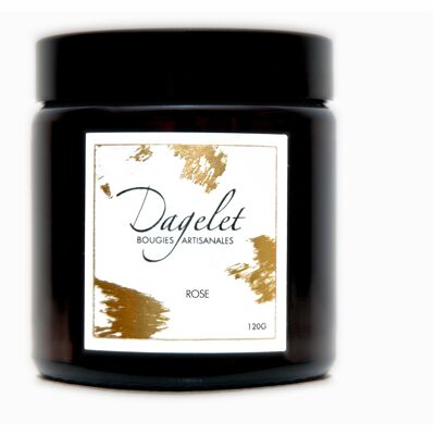 Rose scented candle - 120 Gr -