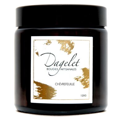 Bougie parfumée au chèvrefeuille -  120 Gr -