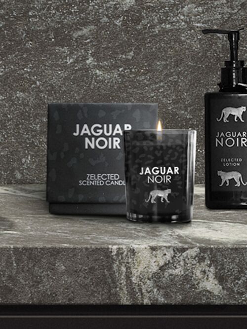 Scented candle Jaguar Noir, Clean Cotton