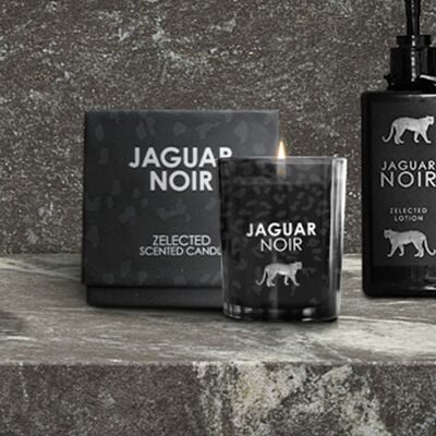 Scented candle Jaguar Noir, Clean Cotton