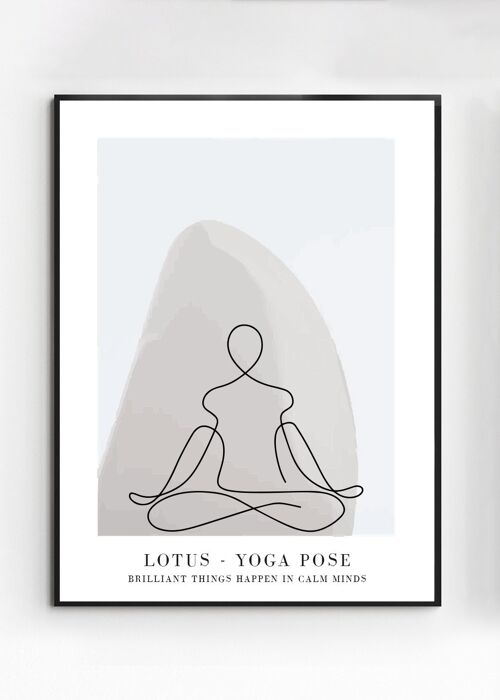 Poster Lotus 50 x 70 cm