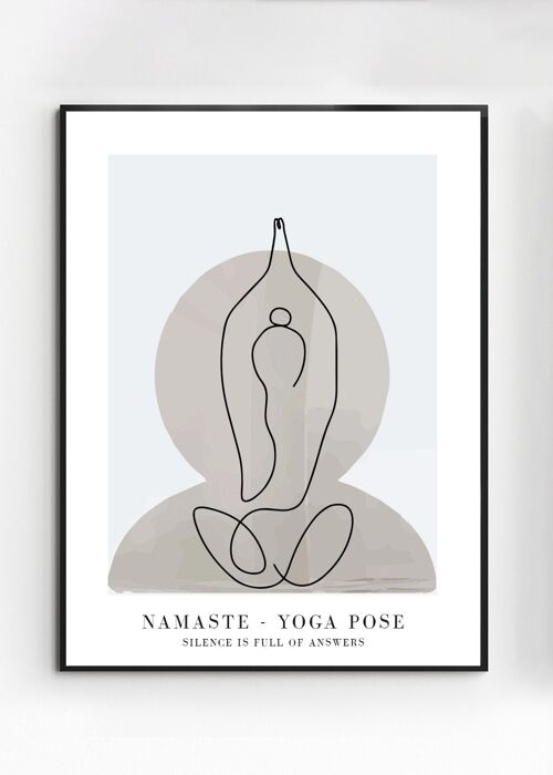Poster Namaste 50 x 70 cm