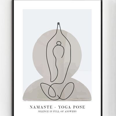 Poster Namaste 50 x 70 cm