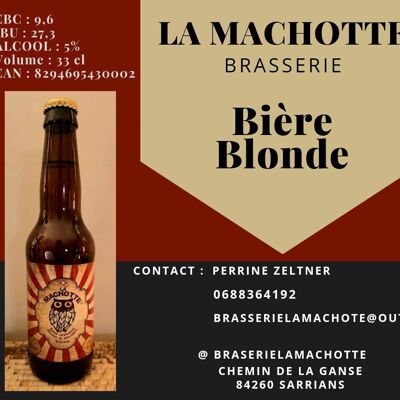 Blond beer 33 cl