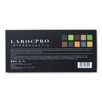 LaRoc PRO - Palette d'ombres à paupières intergalactique (10 pièces) 6