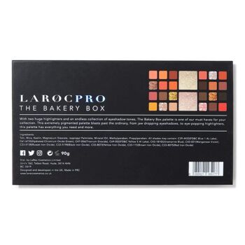 LaRoc PRO - Palette d'ombres à paupières The Bakery Box (26pc) 7