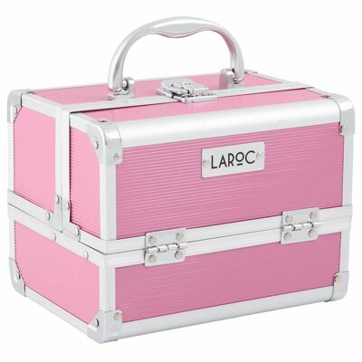LaRoc Makeup case - (with mirror) - Pink