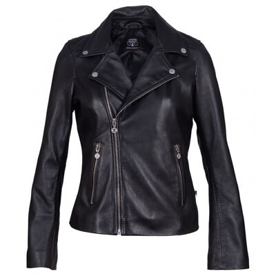Giacca in pelle stile perfecto NANCY