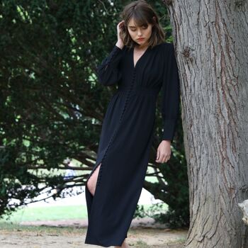 Robe longue fluide Chloé Noir 4