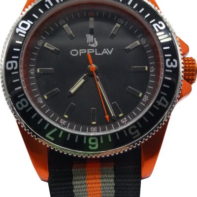 OPPLAV DELFIN Analog Watch, 40mm aluminium case Submersible 5ATM
