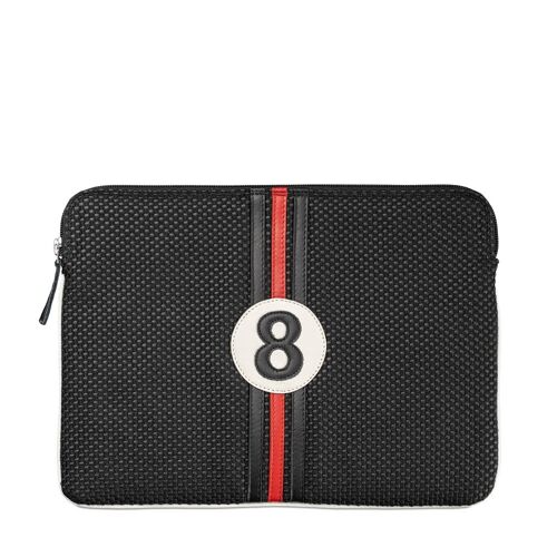 Pochette multi noire et rouge / Red and black computer case