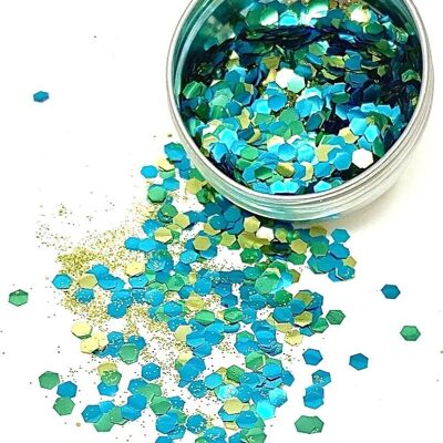 Mermaid Goddess Biodegradable Glitter for Cosmetics & Crafts__100g