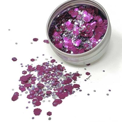 Purple Unicorn Biodegradable Glitter for Cosmetics & Crafts__100g