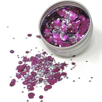 Purple Unicorn Biodegradable Glitter for Cosmetics & Crafts__100g