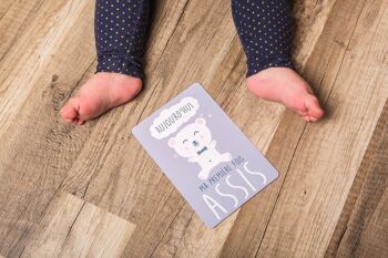 Kit de 15 cartes étapes bébé | Cartes souvenirs bébé | Mes Premières Fois 12