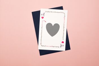 Cartes à gratter annonce grossesse | Tu vas être Papa | Carte solo et enveloppe 3