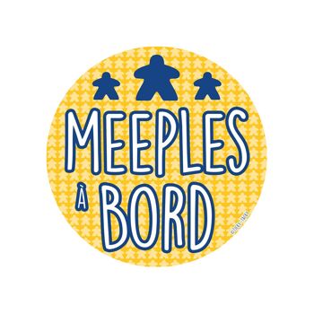 Stickers voiture bébé à bord | Meeples A Bord 1